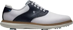 フットジョイ メンズ シューズ スニーカー FootJoy Mens Traditionsaddle Golf Shoes Previouseason WhiteNavyBlue Tint ホワイトのサムネイル