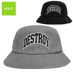 HUF バケットハット ハフ 帽子 バケハ メンズ レディース ブランド 大きいサイズ おしゃれ おすすめ 人気 ストリート 黒 huf22aw020 ブラック グレーのサムネイル