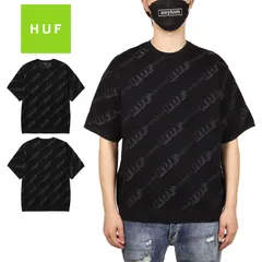 HUF Tシャツ ハフ 半袖Tシャツ ニット セーター メンズ レディース ブランド 大きいサイズ おしゃれ おすすめ 人気 黒 スケボー スケーター ストリート huf24ss015 ブラック M L XLのサムネイル
