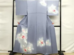 平和屋着物■訪問着　草花文　暈し染め　正絹　逸品　DABG6735cd
