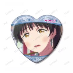 [중고] 배지·빈즈 A. 하즈키 사랑 [러브라이브! 슈퍼스타!! 트레이딩 하즈키 사랑 온리 장면사 하트형 캔 배지]