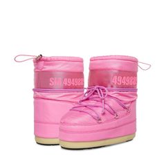 Moon Boot ムーンブーツ ピンク 36/38 - メルカリ