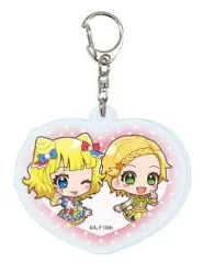 【中古】キーホルダー 北条そふぃ＆新条ひなき 「アイカツ!×プリパラ THE MOVIE -出会いのキセキ!- トレーディングアクリルキーホルダー 01.ミニキャライラスト」