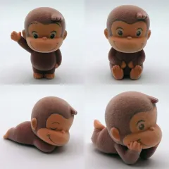 【中古】トレーディングフィギュア 全4種セット 「おさるのジョージ フロッキーフィギュア」