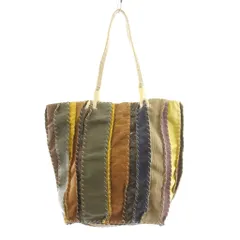 ジャマンピュエッシュ JAMIN PUECH パッチワークレザートートバッグ レザー スエード マルチカラー /KUのサムネイル