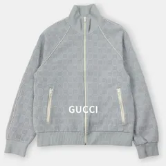 美品 GUCCI グッチ 24SS ジャカード GG柄 スタンドカラー トラックジャケット 768573 XJF4N グレー M / J&NREUSE メンズ トップスのサムネイル