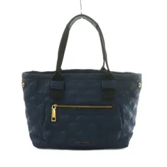 マークジェイコブス MARC JACOBS キルティング トートバッグ 紺 ネイビー /MI ■OSのサムネイル
