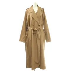 クリスチャンディオール Christian Dior COAT vintage ダブルボタンロングコート トレンチ アウター ワンカラー ベルト 14 茶 ブラウン /BB ■SHのサムネイル