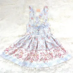 リズリサ クラシック 1枚仕立て アウター スカート 姫ギャル ラテギャル フローラル
