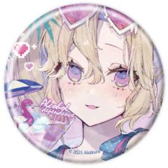 [중고] 배지 빈스 Dreamy Pink [아카쿠라 개인전 BREAK TIME 홀로그램 캔 배지(57mm) 01. 공식 & 신작 일러스트]