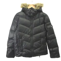 カルバンクラインジーンズ Calvin Klein Jeans ダウンジャケット 上着 M 黒 ブラック フード付き ファー付き 長そで /NP ■ECD005のサムネイル