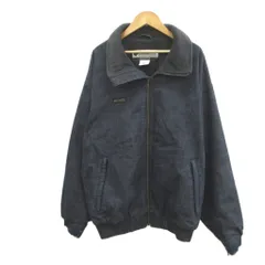 コロンビア Columbia フリースジャケット  上着 M ネイビー 無地 長袖 ジップアップ /RY ■ECD005