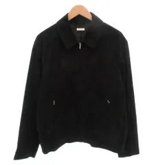LIDNM 23AW SUPER SOFT SHEEP SUEDE ZIP ジャケット ブルゾン レザー スエード M 黒 ブラック /FF