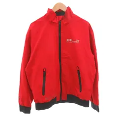 アールエルエックス ラルフローレン RLX RALPH LAUREN GOLF ウォーター リペラント ジャケット ブルゾン ロゴ プリント L 赤 レッド /FFのサムネイル