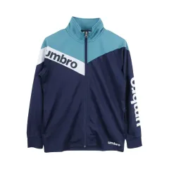 アンブロ (BOYS - 160) ポリ ロゴ ジップアップ ジャージのサムネイル