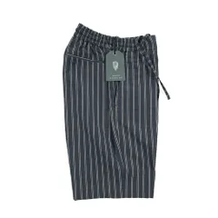 BERWICH ベルウィッチ / SHORT SPIAGGIA ショート スピアッジア バミューダ ショーツ ノータック ハーフパンツ ショートパンツ 春夏 メンズ コットン ストライプ ネイビー イタリア製 442739のサムネイル