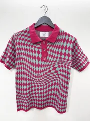jouetie ジュエティ ジャガードニットポロ ポロシャツ sizeM/ピンク系 ■◆レディースのサムネイル