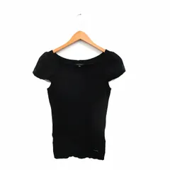 エポカ EPOCA カットソー Tシャツ 半袖 コットン混 シンプル 40 ブラック 黒 /KT24のサムネイル