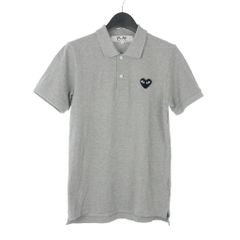 PLAY COMME des GARCONS ポロシャツ グレー S - メルカリ
