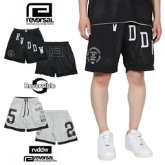 リバーサル ショートパンツ reversal ハーフパンツ ショーツ メッシュ メンズ リバーシブル rvddw ブランド 大きいサイズ おしゃれ おすすめ 人気 黒 reversal558 ブラック×グレー M L XLのサムネイル