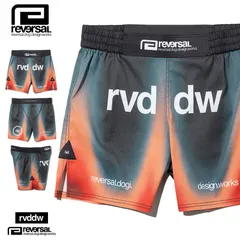 リバーサル ショートパンツ reversal rvddw ハーフパンツ ファイトショーツ メンズ ブランド 大きいサイズ おしゃれ おすすめ 人気 黒 格闘技 黒 ポケット無し reversal537 ブラック S M L XL XXLのサムネイル
