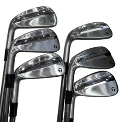 【中古】 テーラーメイド Taylor Made P・790(2025) 6S レフティ アイアンセット IR 純正特注シャフト (フレックスS) メンズ 男性用 左利き レフティ 左用 Cランク ゴルフクラブのサムネイル