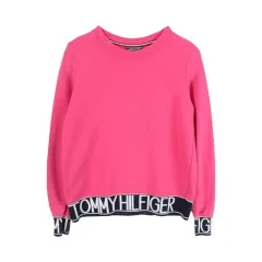Tommy Hilfiger (WOMEN - M) コットン レタリング スウェット