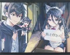 ネコぱら ショコラ＆バニラ B2タペストリー 下着ver - メルカリ