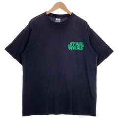 90's STAR WARS 스타워즈 Boba Fett 보바·페트 백 프린트 반소매 T셔츠 TULTEX 네이비 멕시코제 Size XL