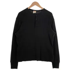 GLAD HAND グラッドハンド ヘンリーネック サーマル ロンT ブラック Size XLのサムネイル