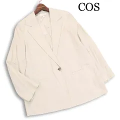 【新品 未使用】 COS コス 春夏★ リネン ダブル アンコン テーラード ジャケット Sz.XS レディースのサムネイル