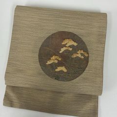 アンティーク 名古屋帯 正絹 扇面に花 着物 MA-8777 - メルカリ