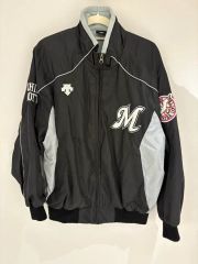 DESCENTE 千葉ロッテ 選手スタッフ支給品 ハーフジップジャケット O