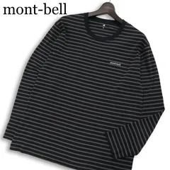 mont-bell モンベル 通年★ 1104818 WIC. ボーダー 長袖 カットソー Tシャツ Sz.XL メンズ アウトドア 大きいサイズのサムネイル