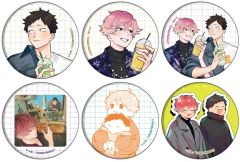 [신품] 배지 빈즈 [박스] 사이좋게 하자 이웃 캔 배지 01. 공식 & 신작 일러스트