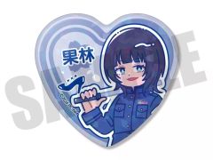 [중고] 배지·빈즈 아사카 과림 [TV애니메 러브라이브! 니지가사키 학원 스쿨 아이돌 동호회 뉴~토로 제2탄 하트형 캔 배지]