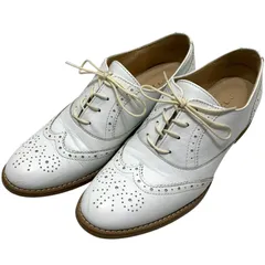 【美品】バークレー (23.5) レースアップシューズ ドレスシューズ メダリオン ウィングチップ 本革 レザー 希少のサムネイル
