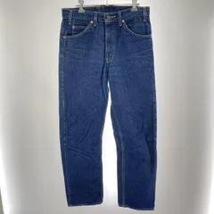【中古】90s LEVI'S 505 サイズW32 青 オレンジサークルRタブ 裏刻印855[91]