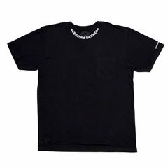 クロムハーツ ネックロゴ 袖ロゴプリント 半袖Tシャツ 黒 M - メルカリ