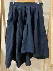 BRUNELLO CUCINELLI ネイビー プリーツ スカート 42 正規品のサムネイル