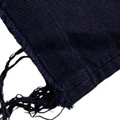 【送料無料】"Digawel" Raw-Hem Cotton Twill Shorts 関連イメージワード：デザイナーズ ドメブラ ワイドショーツ カットオフ コットンツイル 綾織り ネイビー 紺 日本製 コムデギャルソン Namacheko Junyaのサムネイル