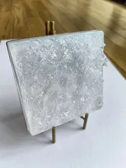 【訳あり】波レジンアート　正方形　10cm×10cm【商品 No.4】のサムネイル