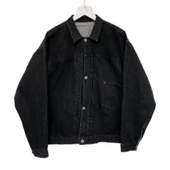 CSF CORNNERS SEWING FACTORY for THREE FACE スリーフェイス ワンピースオブロック 国内正規 DENIM JACKET 1ST T-BACK STYLE デニムジャケット Gジャン BLACK 50のサムネイル