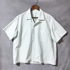 GUY ROVER × FORTELA ギローバー × フォルテラ 別注 オックスフォード スナップボタン ワイド オープンカラー シャツ size.M グリーンのサムネイル