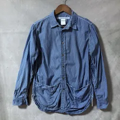 EEL イール Sunday shirts 2 コットン 4ポケット ガーメントダイ カジュアル シャツ size.S ブルーのサムネイル