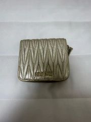 中古品​ マテラッセ シルバーミニボストン ハンド＆ショルダー付き美品 
