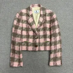 ヴァレンティノ オールチェック ツイード ジャケット v4382のサムネイル