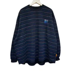 SEE SEE×eye_C see_C シーシー 国内正規 26SS SUPER BIG BORDER LS TEE スーパービッグ ボーダーロングスリーブTシャツ 長袖 NAVY ネイビー 紺 Lのサムネイル