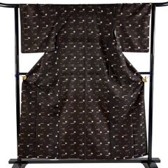 美品】 袋帯 秀品 鳳凰 花唐草 金糸 箔 金色 六通 正絹 【中古