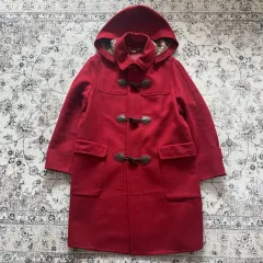 95 DAKS トグルボタン ダッフルコート レッドのサムネイル